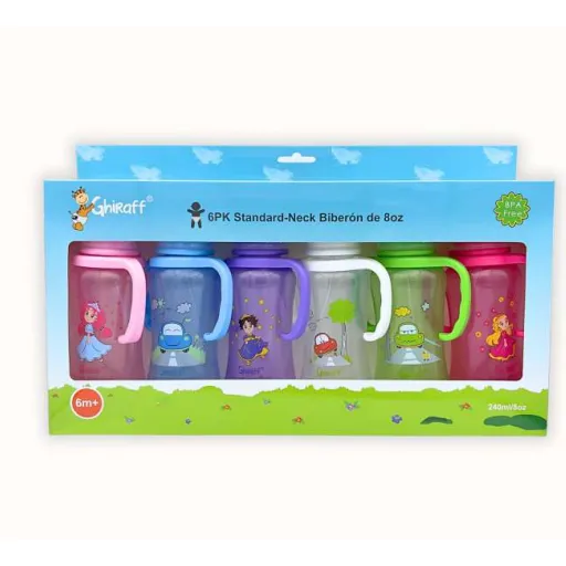 BIBERON GHIRAFF BG 009 PAPU 8 0Z PRINCESA & AUTO - Ecofarma